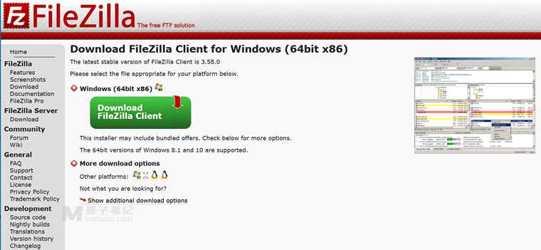 FileZilla – 免费跨平台FTP/SFTP文件传输软件 支持Win/OS/Linux